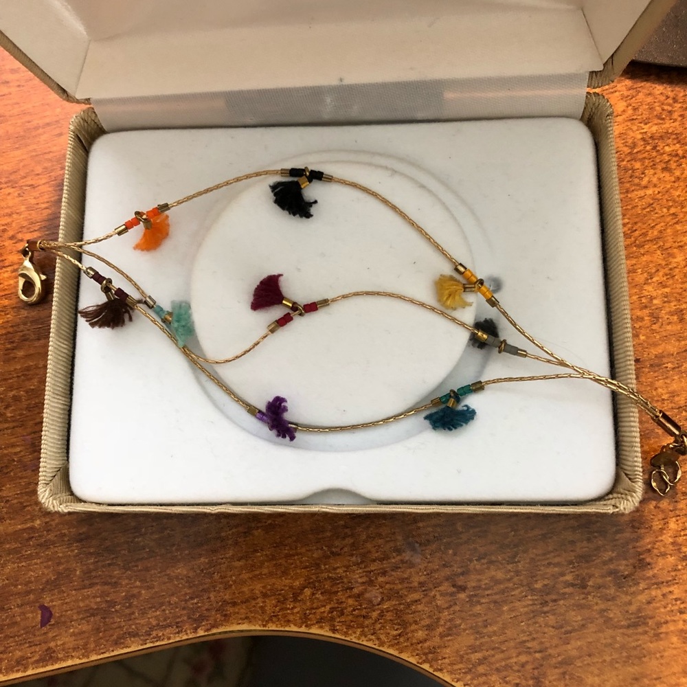 Topshop tassel & tiny beads  bracelet